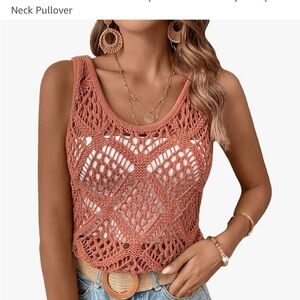 Women’s crotchet boho pull over